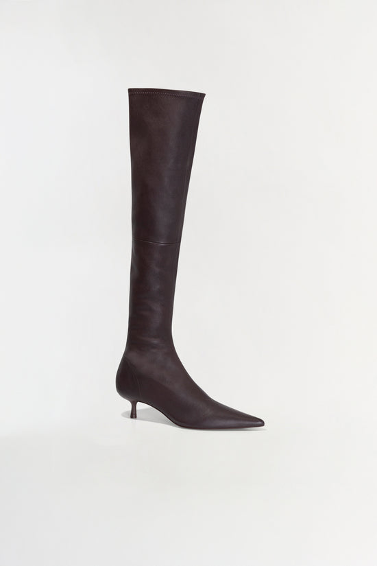 Joni Leather Over-The-Knee Boot