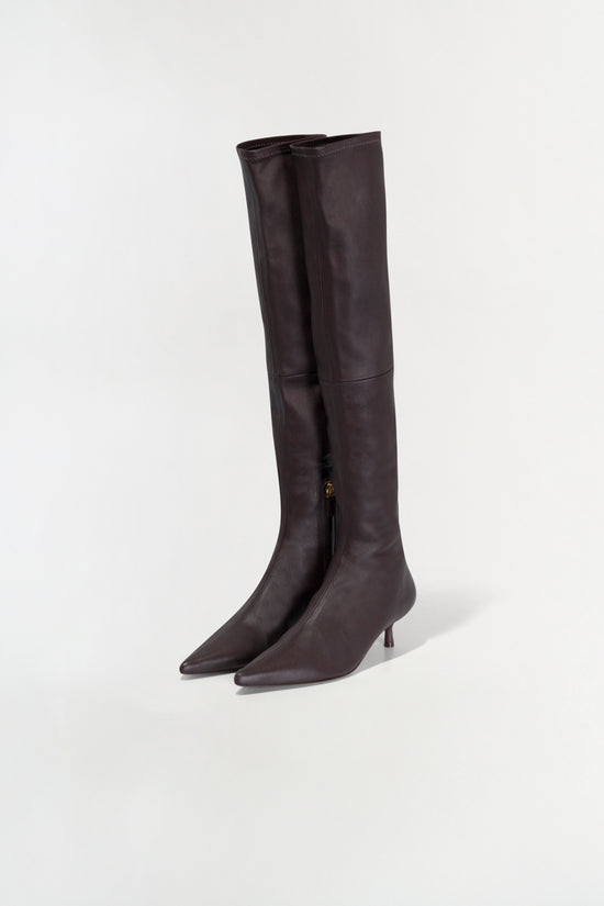 Joni Leather Over-The-Knee Boot