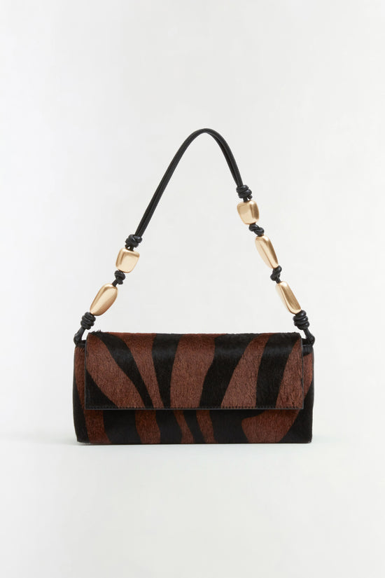 Piedra Calf Hair Shoulder Bag
