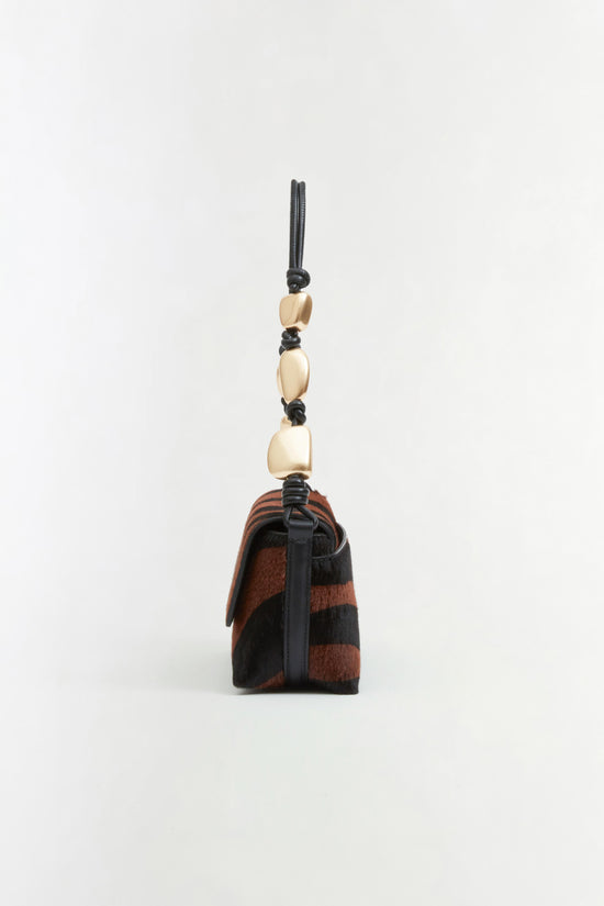 Piedra Calf Hair Shoulder Bag