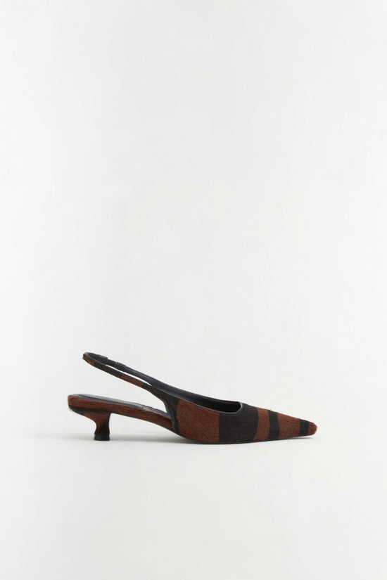 Jenny Calf Hair Slingback Pump