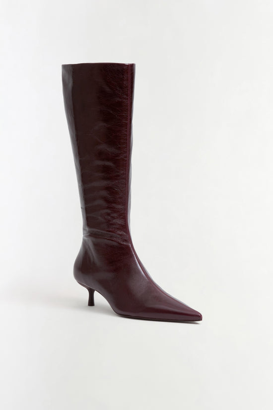Janine Leather Knee High Boot