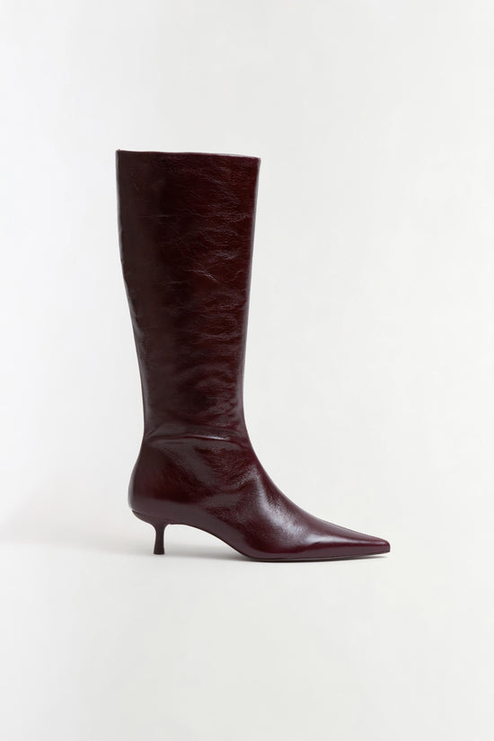 Janine Leather Knee High Boot