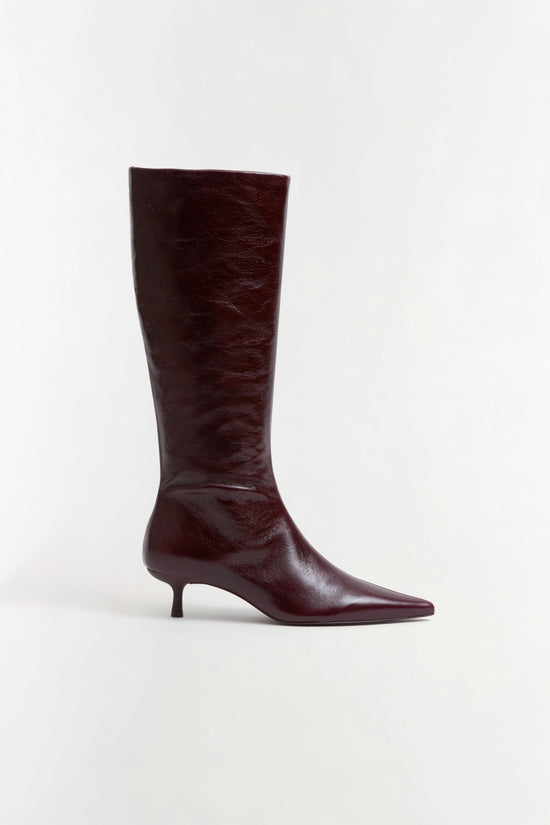 Janine Leather Knee High Boot