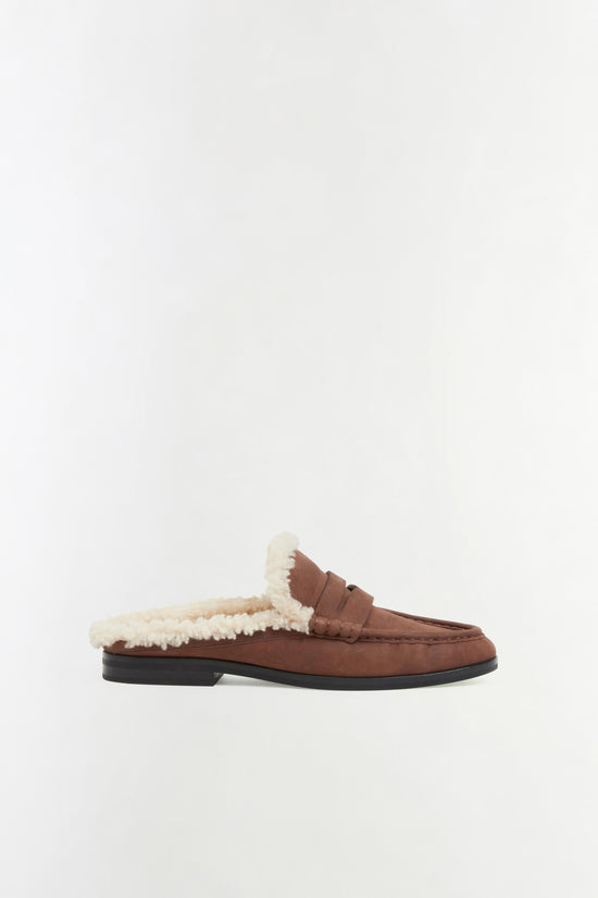 Dean Shearling Loafer Mule