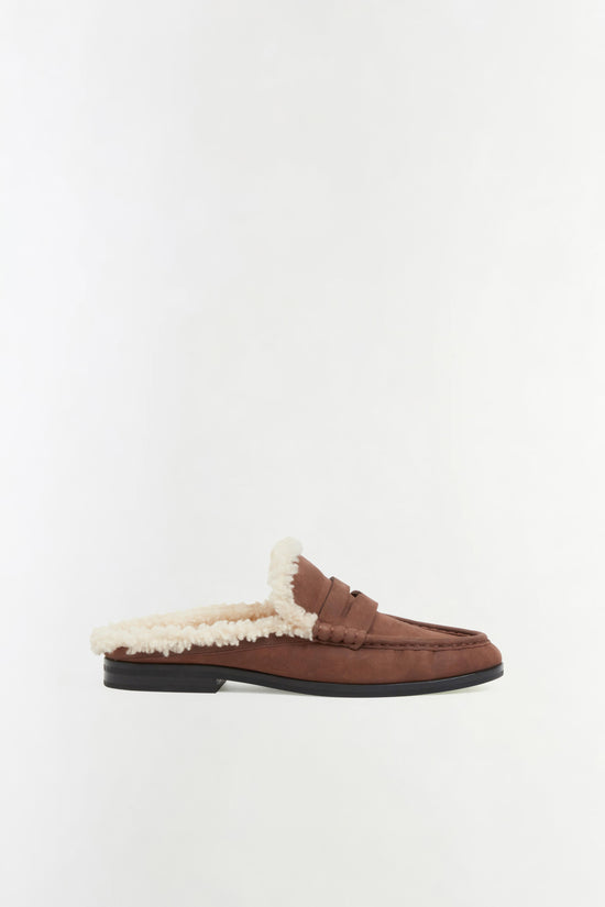 Dean Shearling Loafer Mule