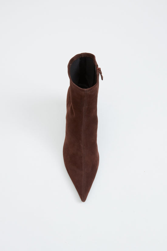 Katya Stretch Suede Ankle Boot