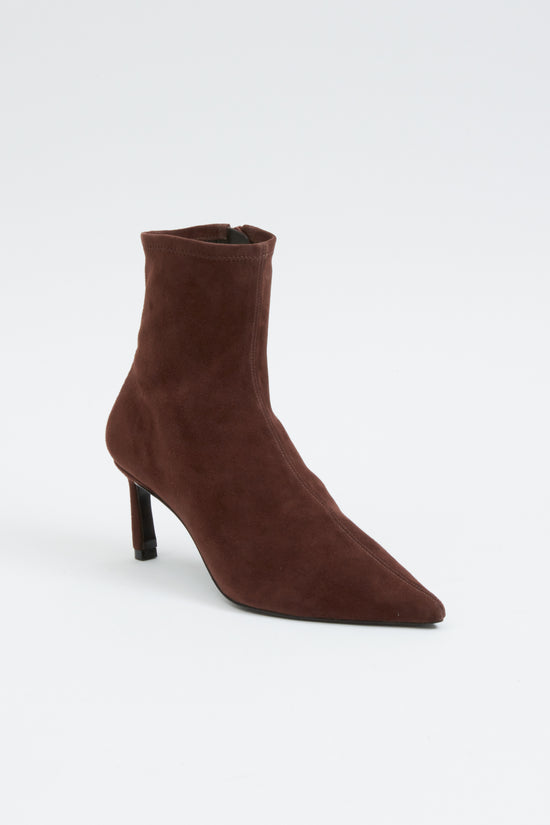 Katya Stretch Suede Ankle Boot