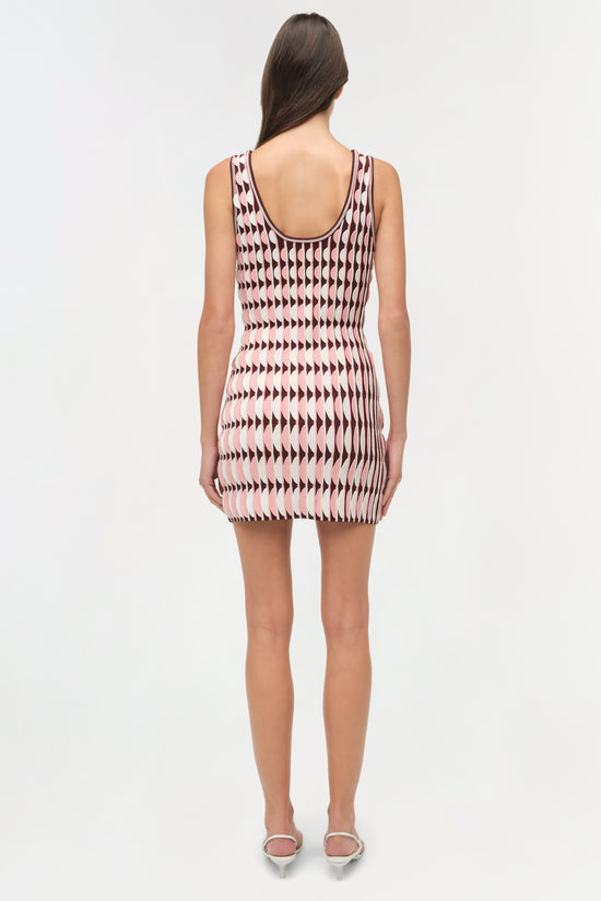 Lorien Scalloped Knit Mini Dress