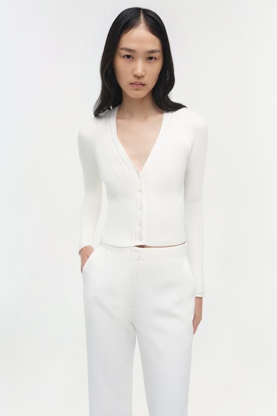 Ailany Rib Knit Cardigan