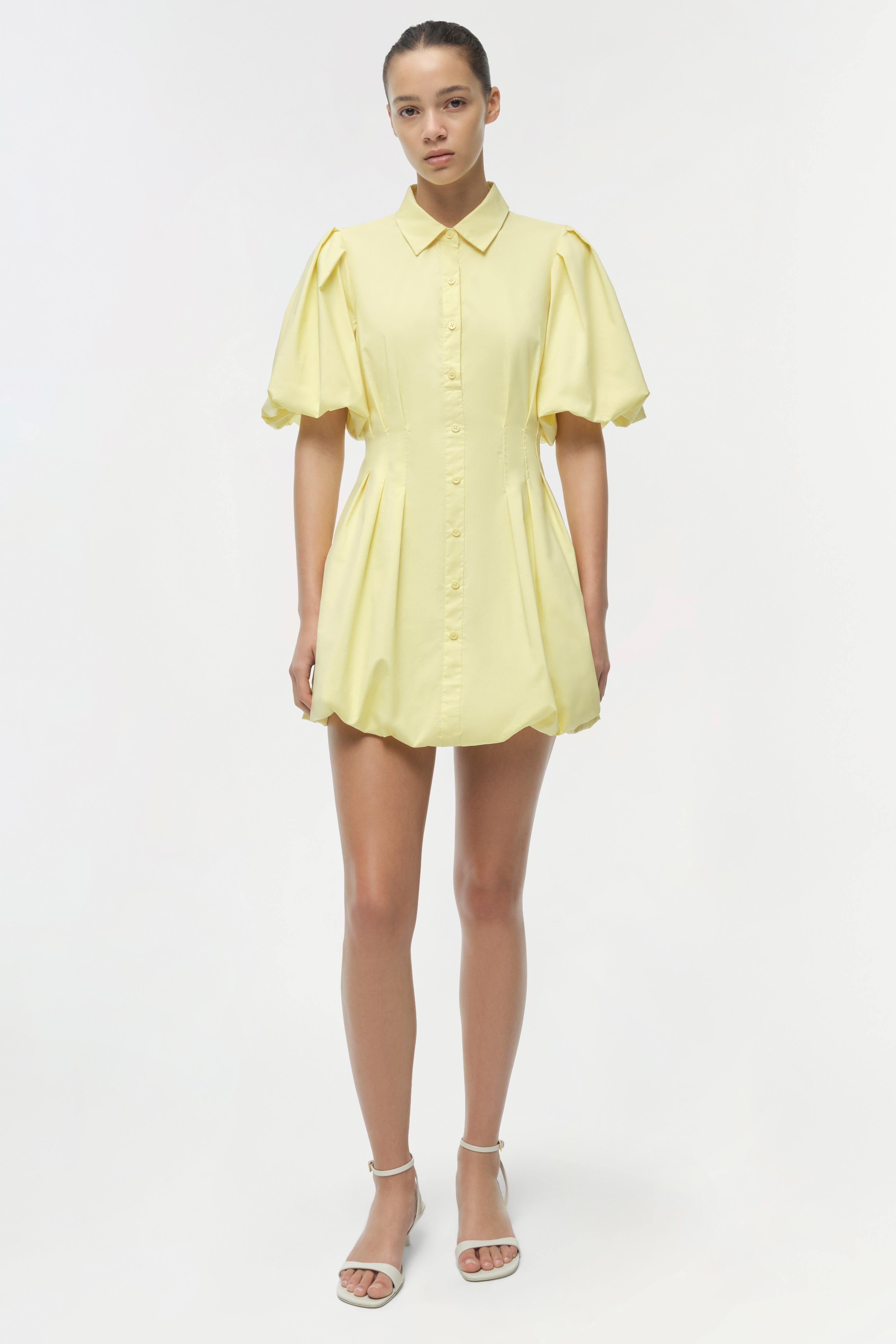 Simkhai Cleo Poplin Mini Shirt Dress Simkhai Cleo Poplin Mini Shirt Dress
