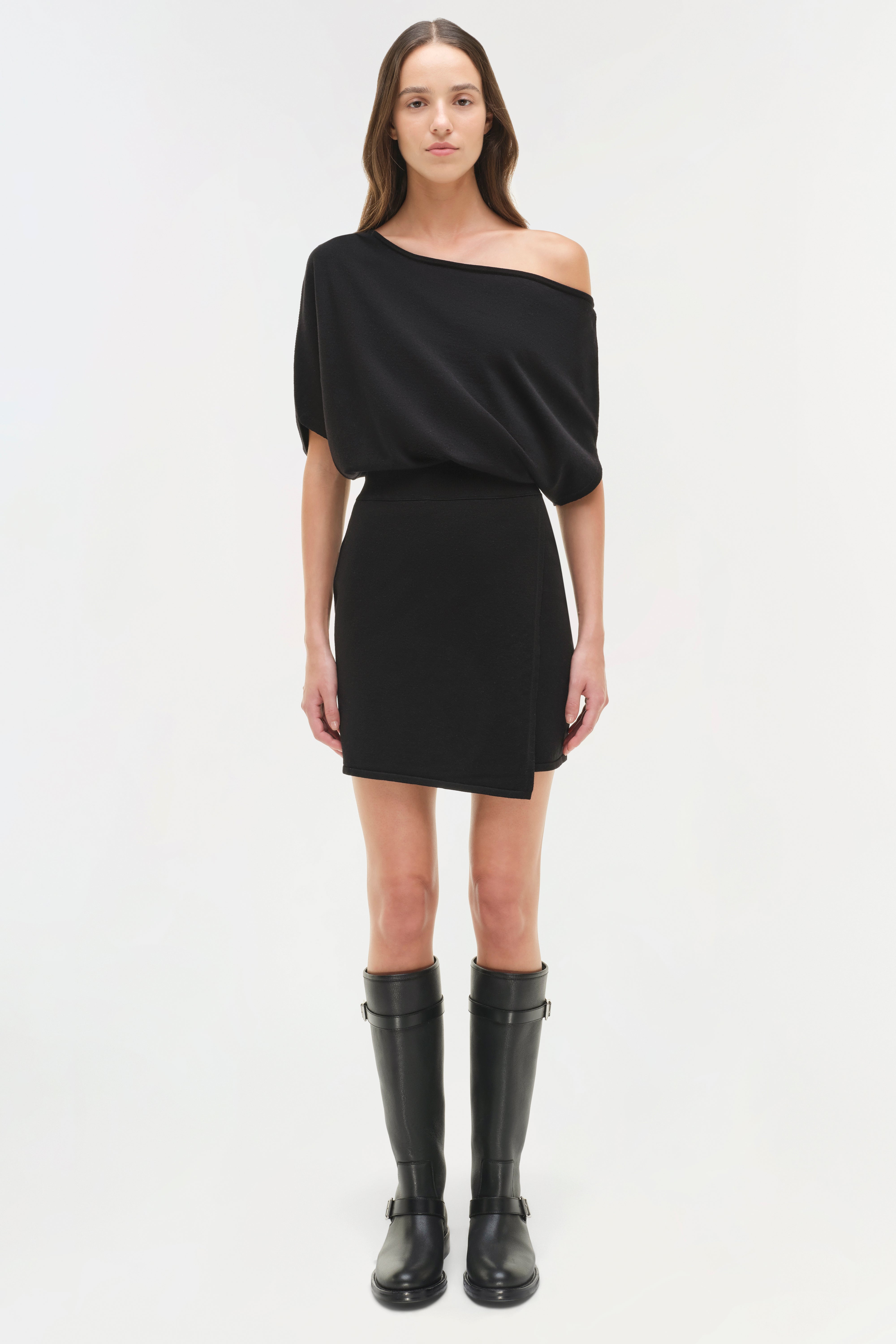 Shania Off Shoulder Mini Dress SIMKHAI Shania Off Shoulder Mini Dress SIMKHAI