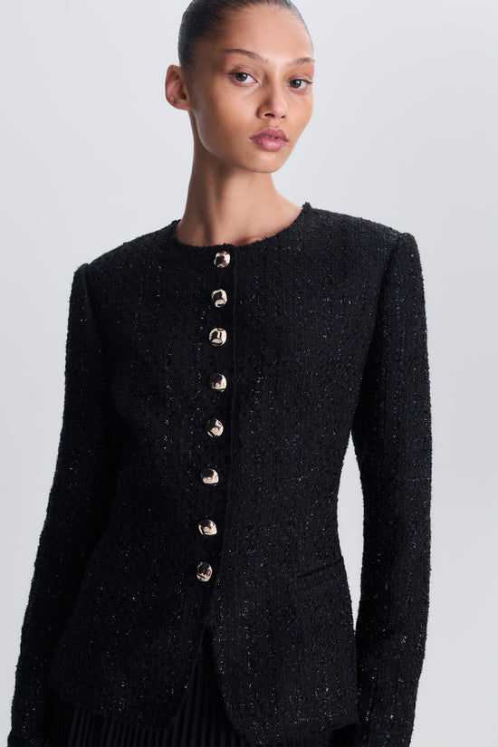 Claudina Tweed Blazer Dress