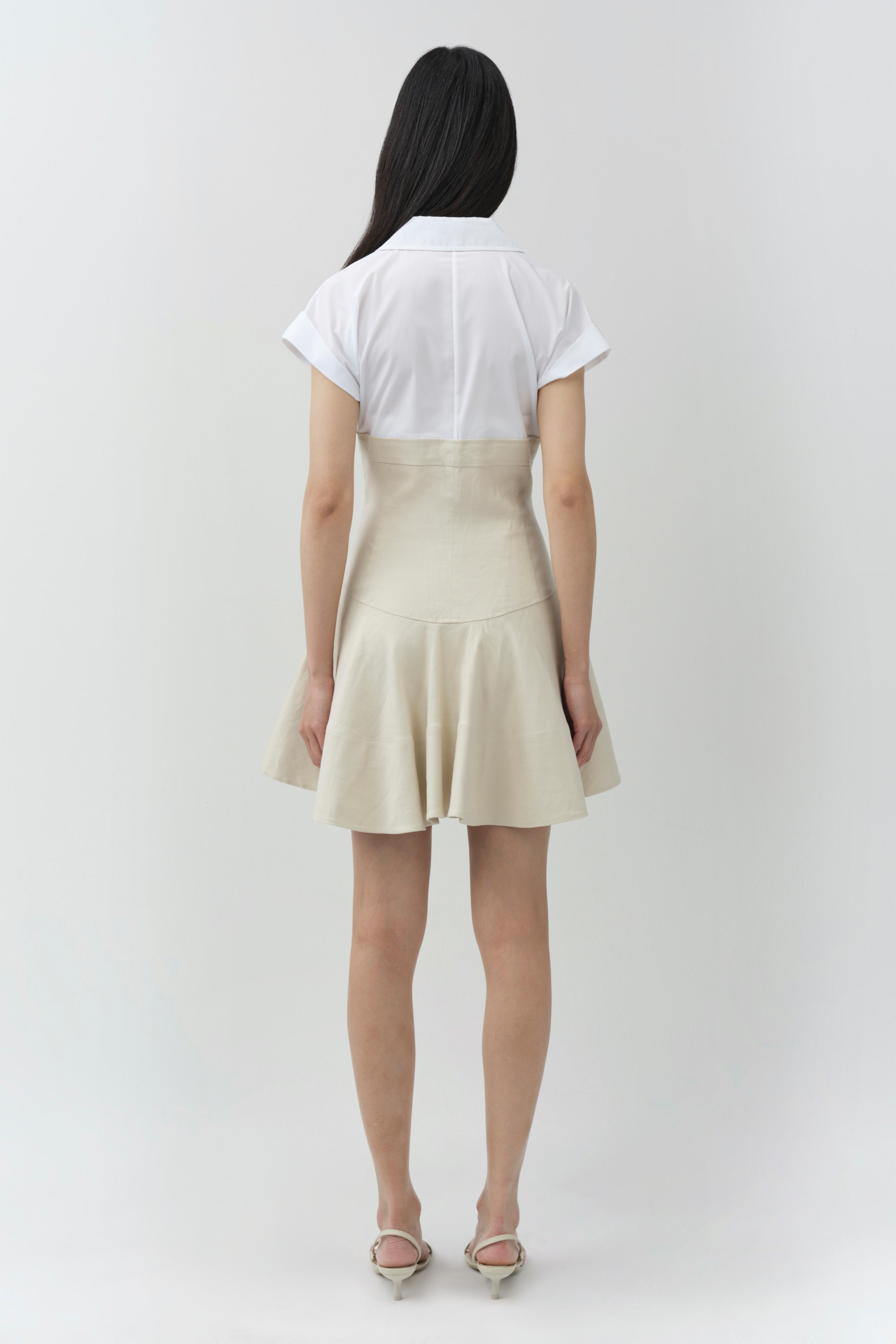 simkhai linen dress Annabella Soutache Linen Midi Dress