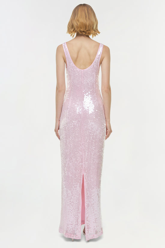 light pink embellished dress Sequin Prom Prom Dresses Tight Mermaid Mermaid Prom Dresses Rose Pink Sequin Dress Pink Sequin Prom