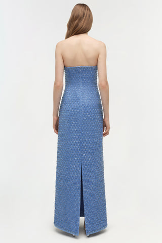 Vanessa Embellished Bustier Midi Dress