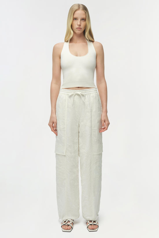 Georgiana Jacquard Cargo Pant