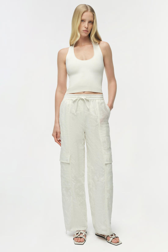 Georgiana Jacquard Cargo Pant
