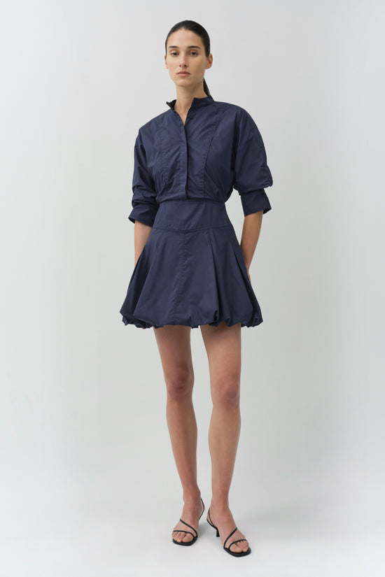 Effie Cotton Bubble Mini Dress
