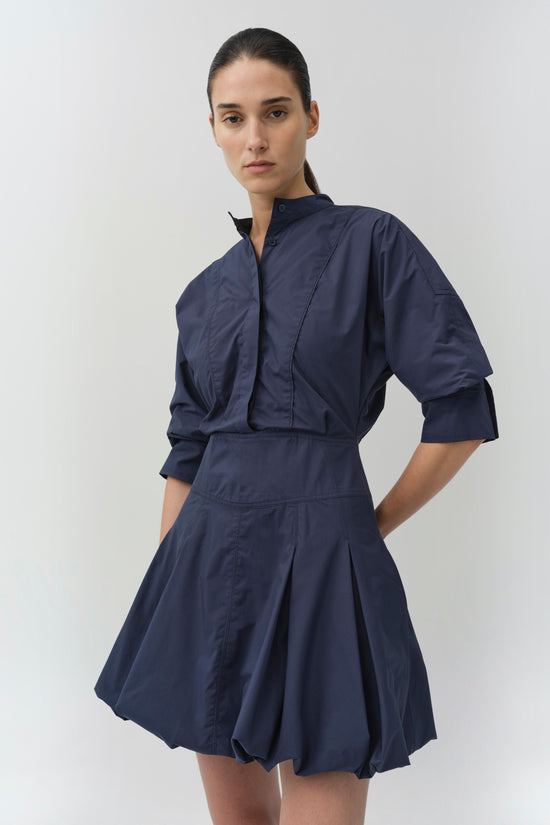 Effie Cotton Bubble Mini Dress