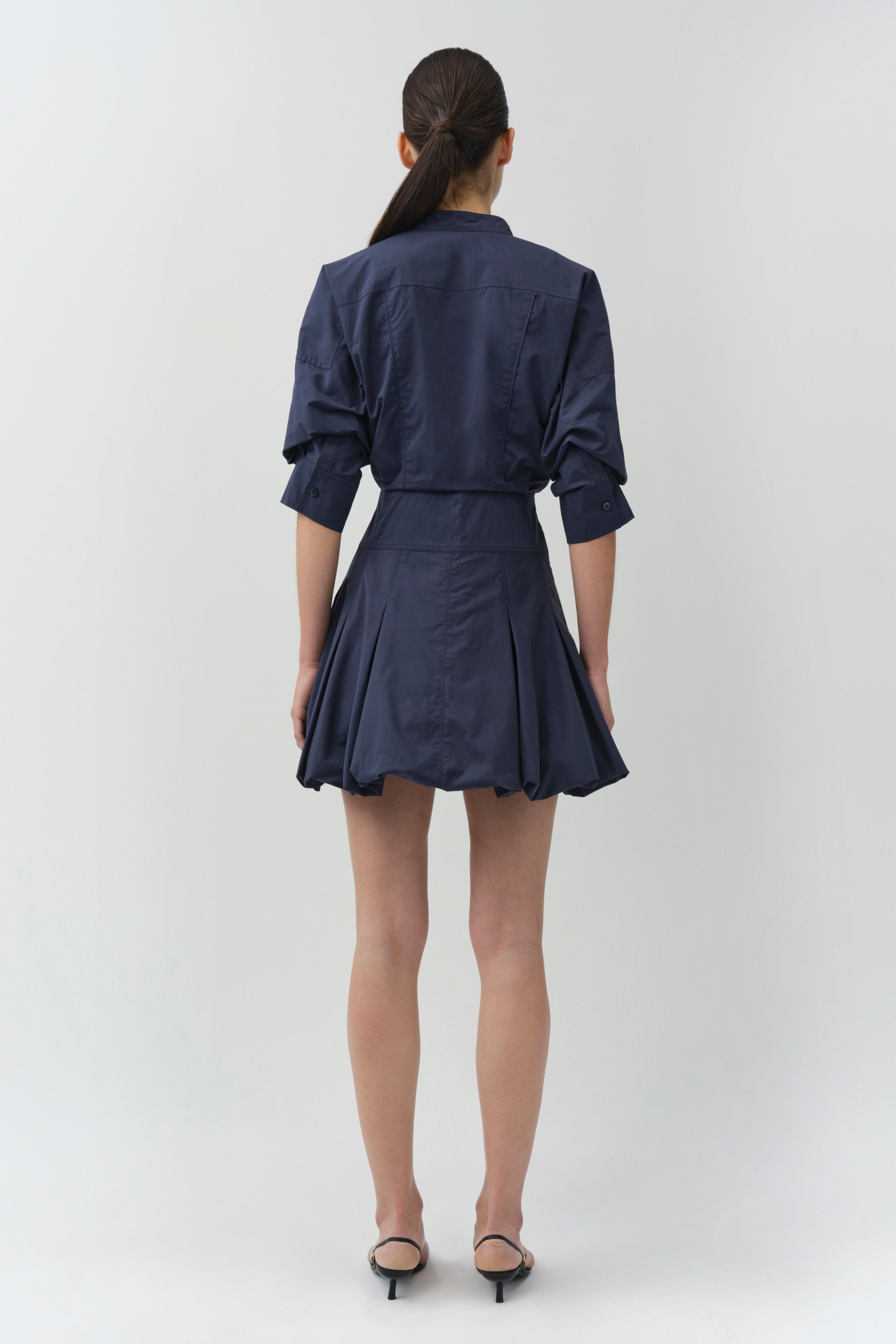 Effie Cotton Bubble Mini Dress – SIMKHAI Effie Cotton Bubble Mini Dress – SIMKHAI