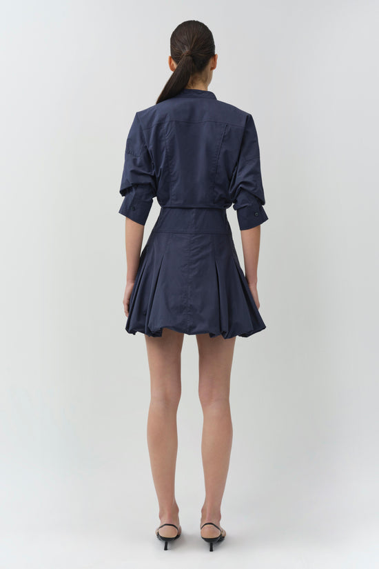 Effie Cotton Bubble Mini Dress