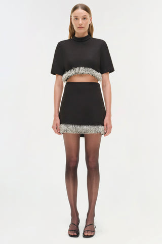 Jalen Embellished Cropped Top