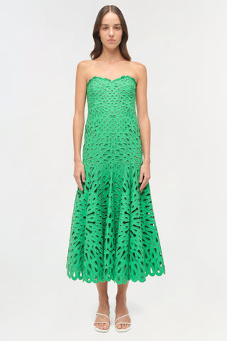 Florence Embroidered Midi Dress