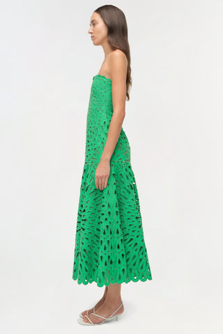 Florence Embroidered Midi Dress