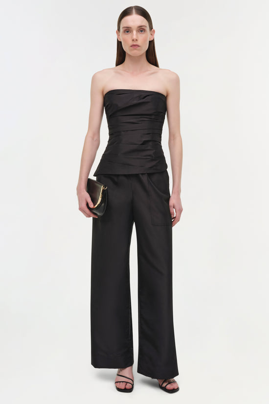 Arden Taffeta Pull On Pant