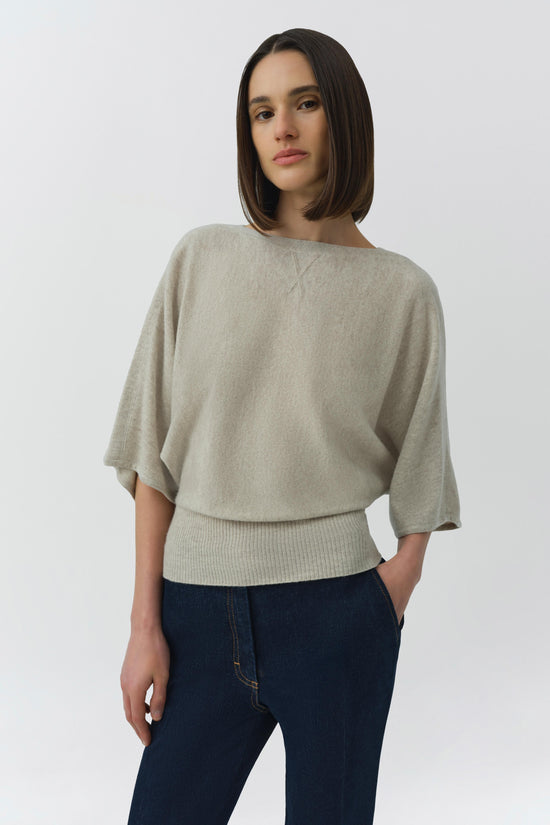 Shai Cashmere Dolman Boxy Tee