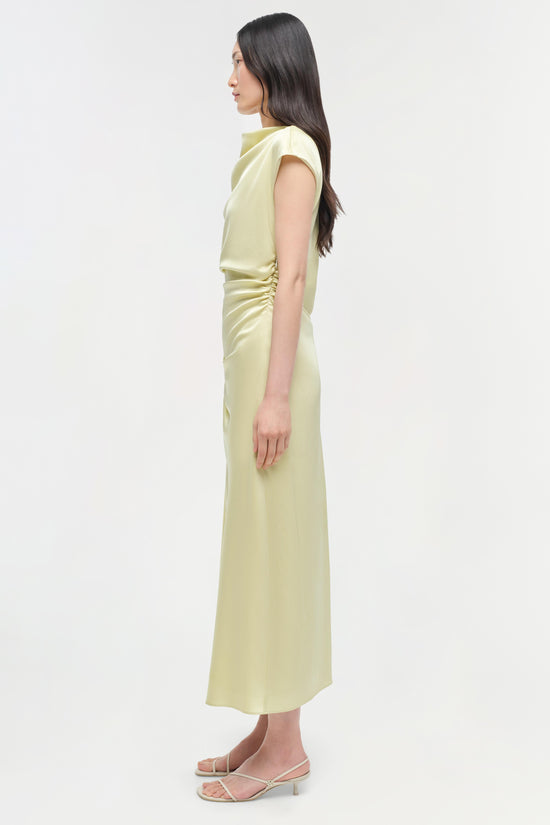 Burke Satin Midi Dress