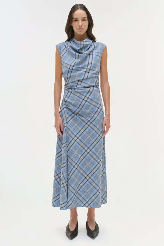 Burke Draped Midi Dress