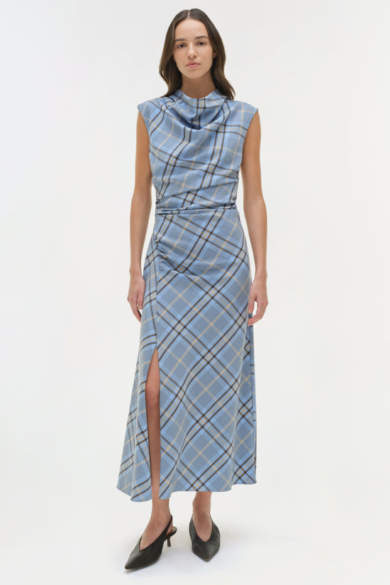 Burke Draped Midi Dress