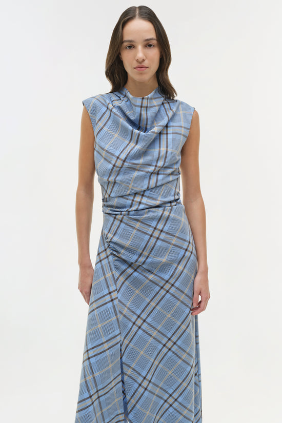 Burke Draped Midi Dress