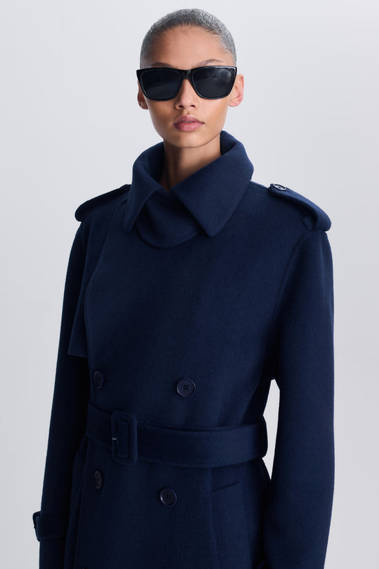 Rumi Belted Wool Coat