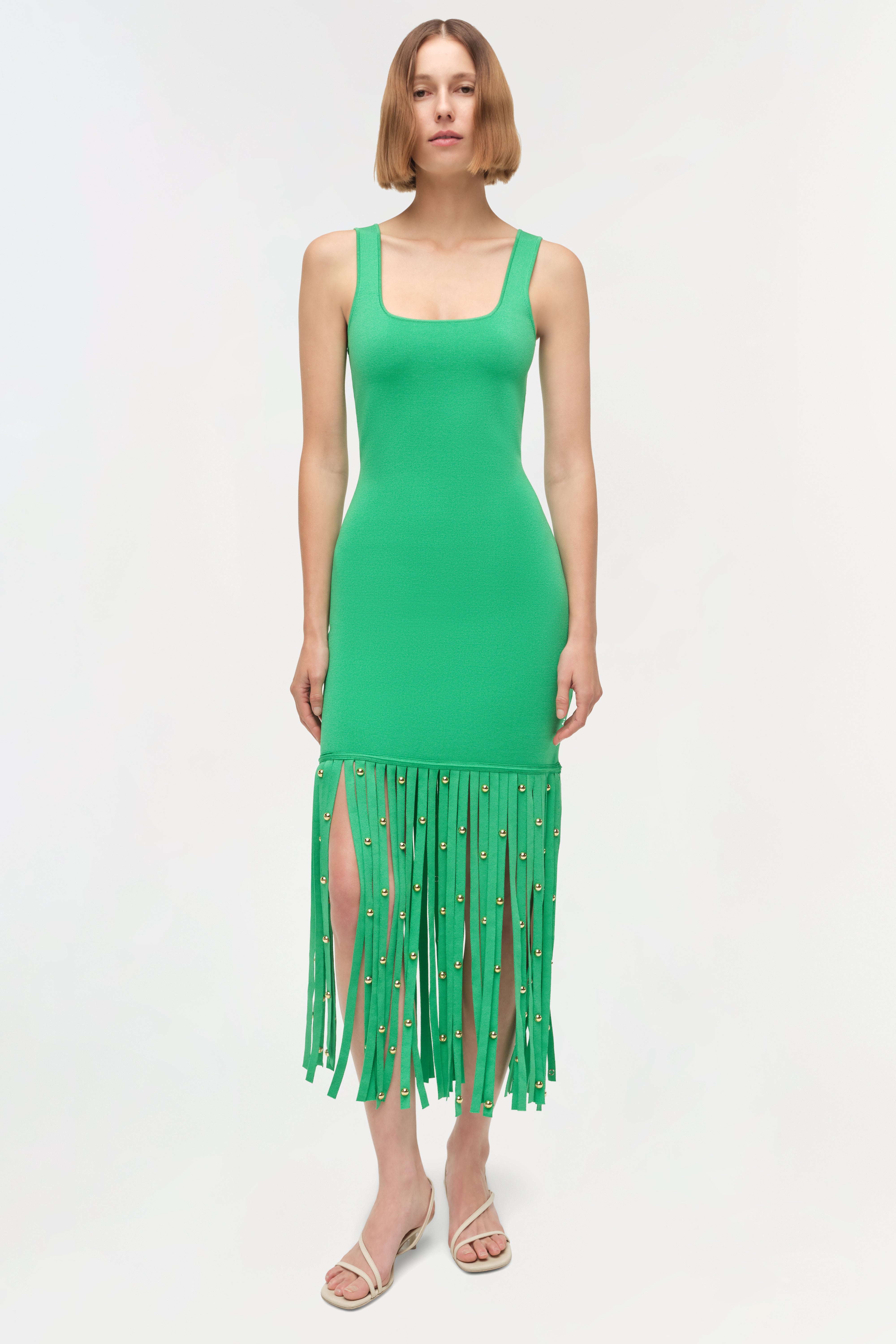 knit midi dress Simkhai Women's Romelia Knit Midi Dress In Parakeet, Size XS