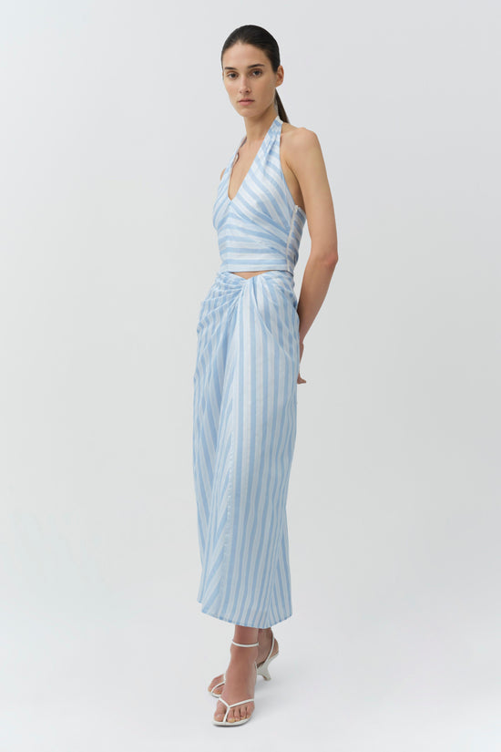 Liorra Draped Midi Skirt