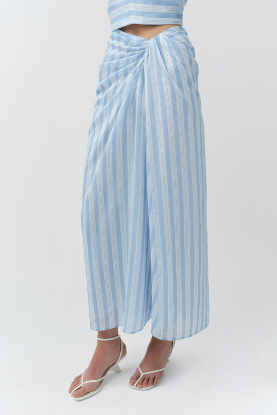 Liorra Draped Midi Skirt