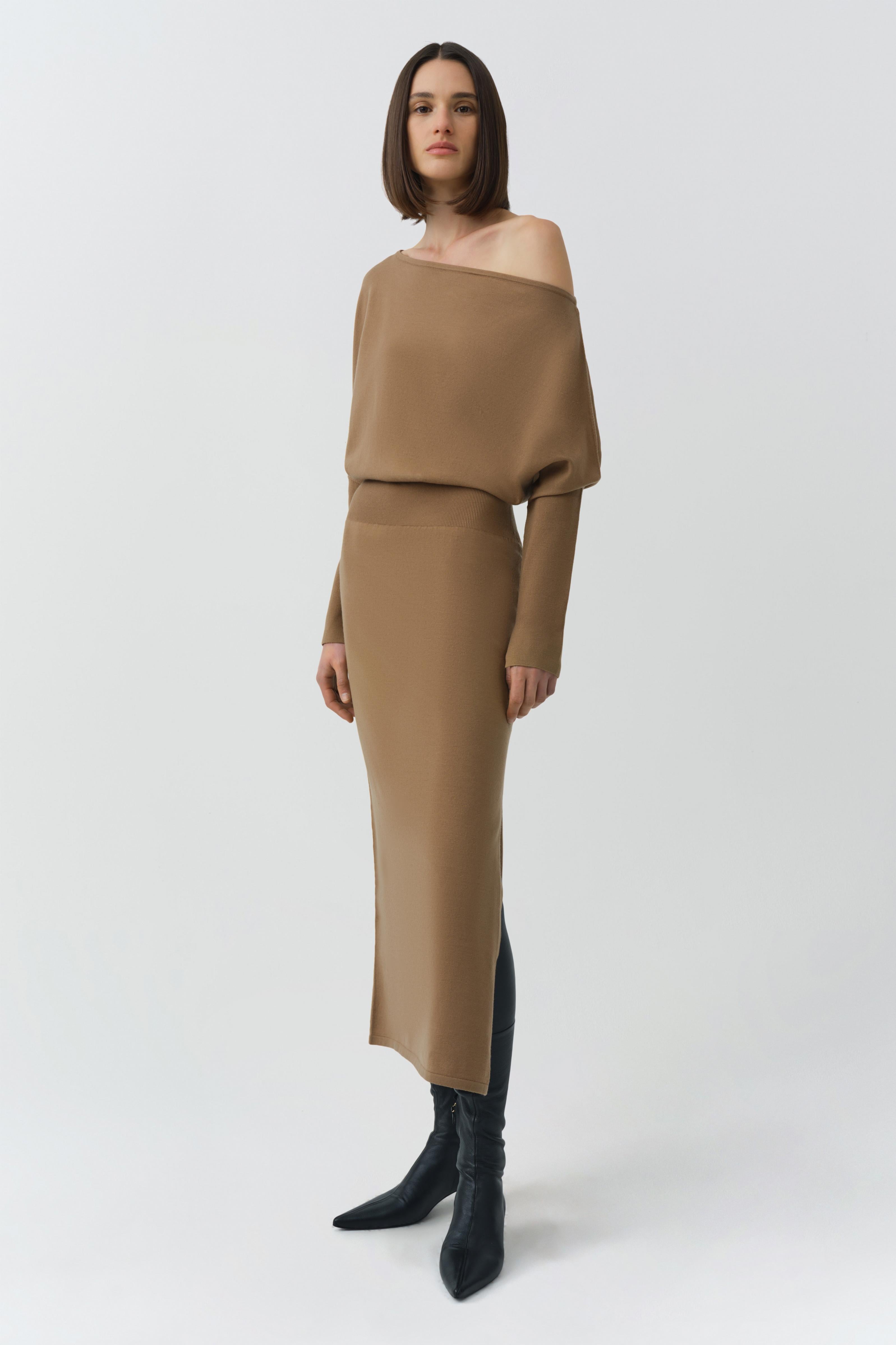 jonathan simkhai off the shoulder dress Simkhai Green Amarantha Off Shoulder Dress