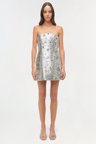 Arta Embellished Sequin Bustier Mini Dress