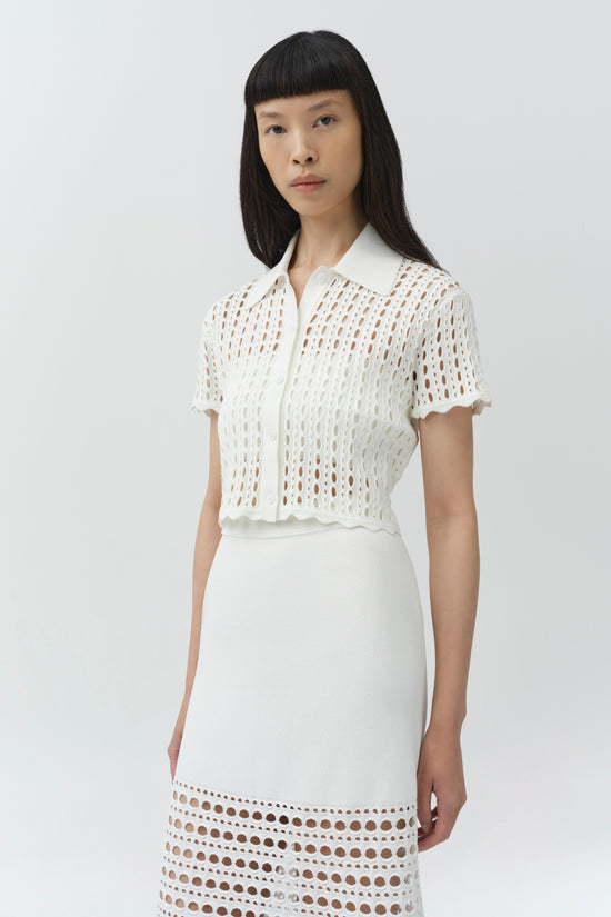 Arlan Open Stitch Camp Shirt