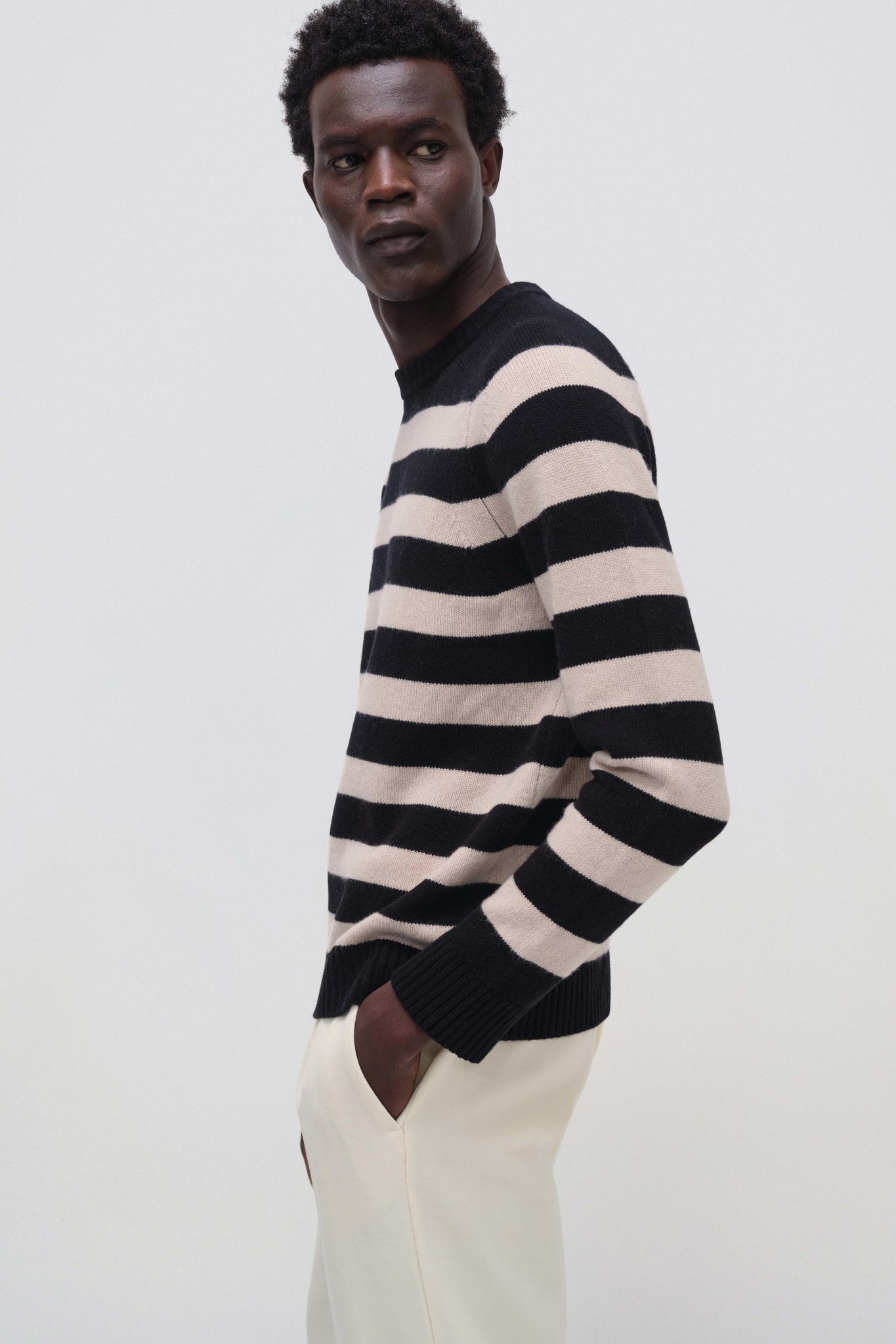 Carlton Sweater - Driftwood Black | SIMKHAI