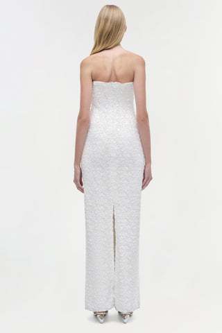 Savia Strapless Embellished Gown