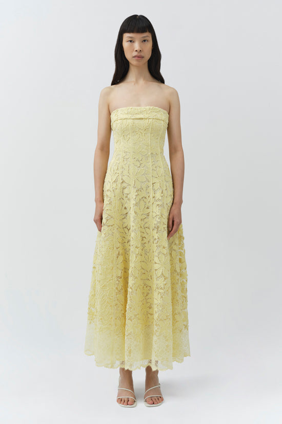 Imogen Lace Bustier Midi Dress