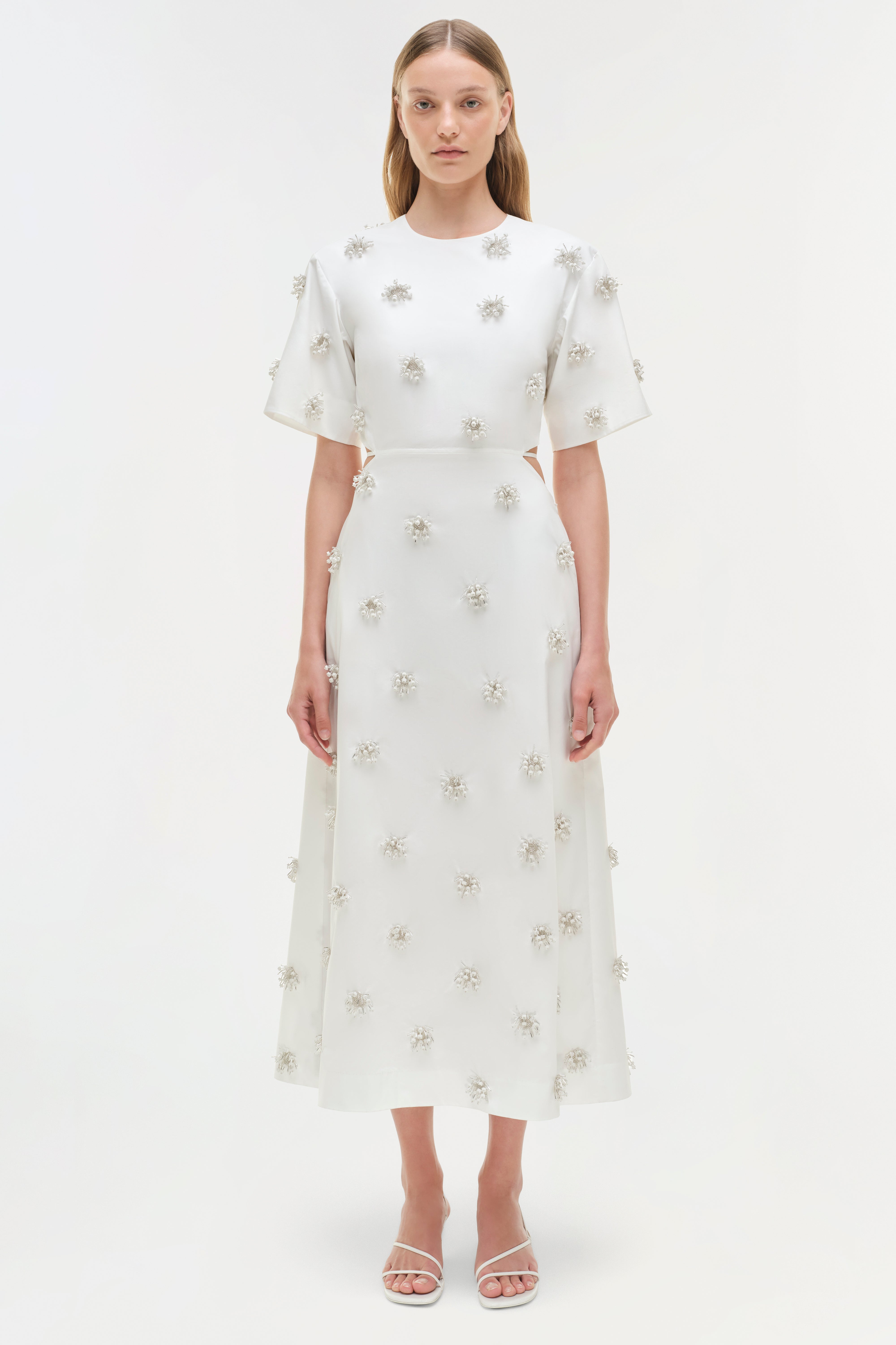 Starla Embellished Midi Dress SIMKHAI Starla Embellished Midi Dress SIMKHAI