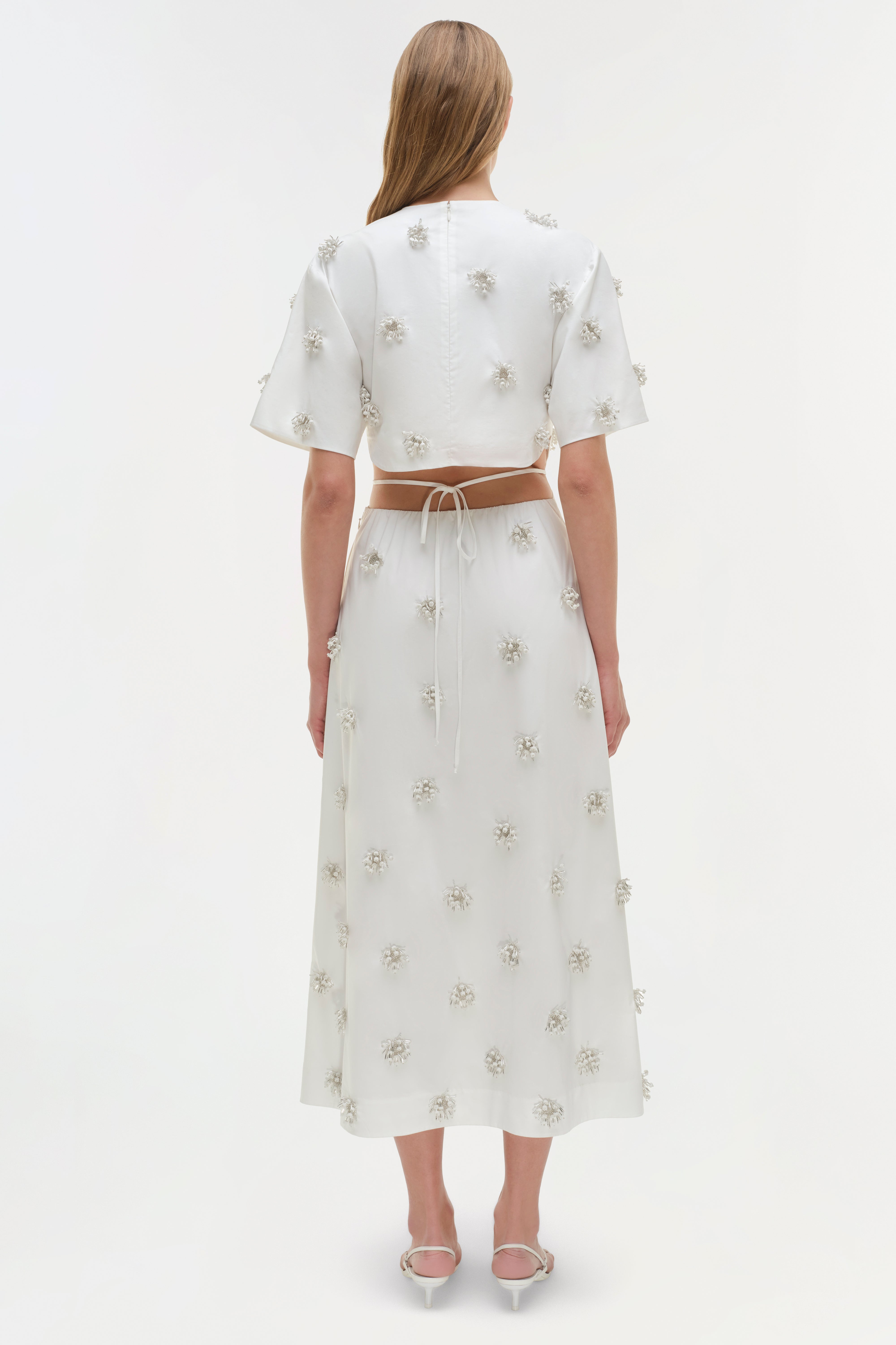 Starla Embellished Midi Dress SIMKHAI Starla Embellished Midi Dress SIMKHAI