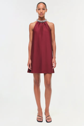 Hadleigh Satin Mini Dress