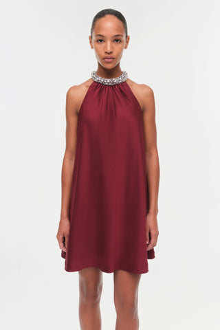 Hadleigh Satin Mini Dress