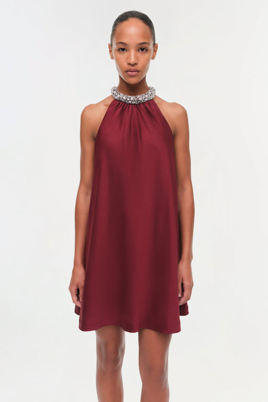 Hadleigh Satin Mini Dress